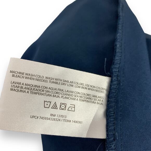 Orvis Womens Embossed Skort Size M Skirt Pull On Pockets Blue Hiking Active - Picture 8 of 8